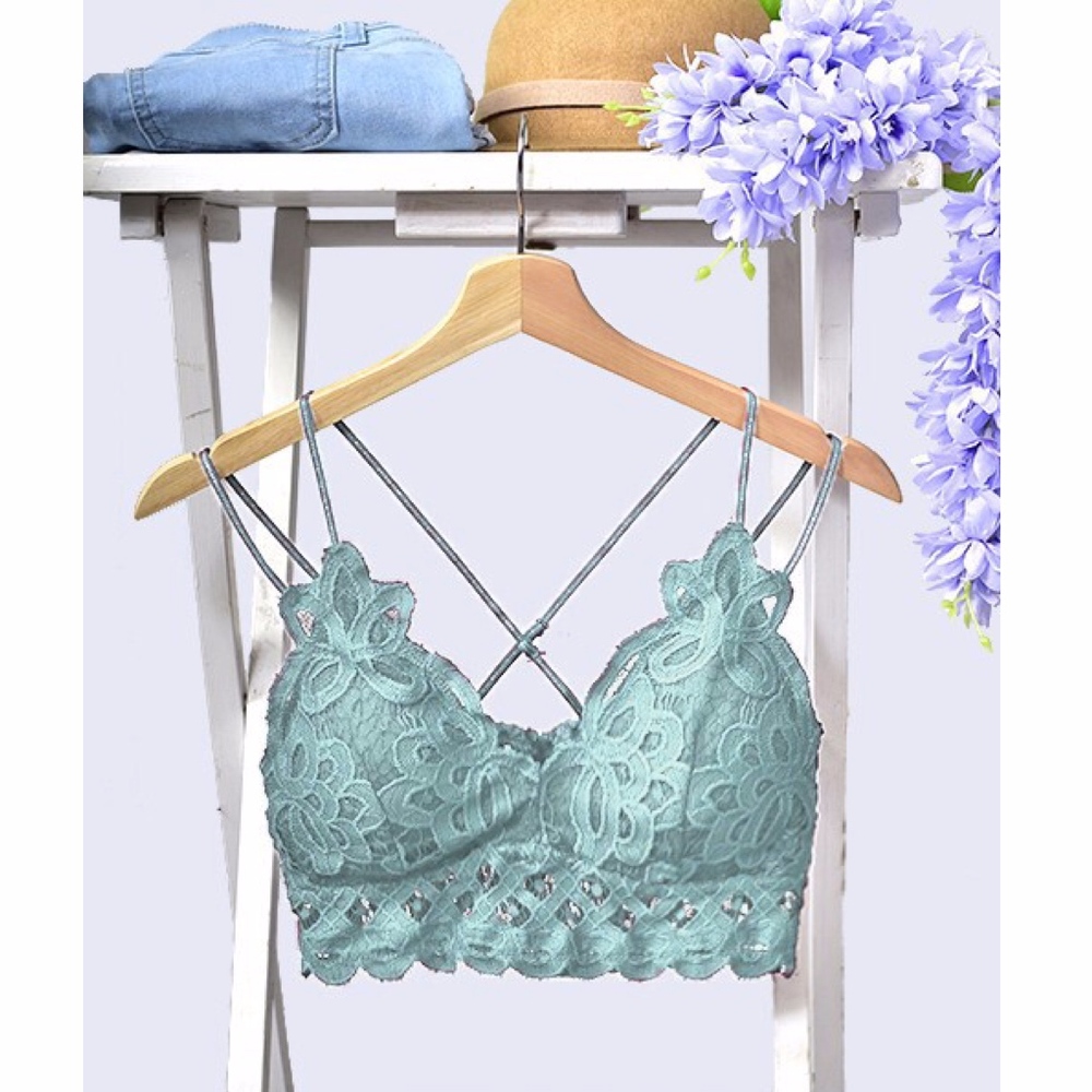 LYANN Cutest Lace Bralette - T.GREY - Picture 1 of 6